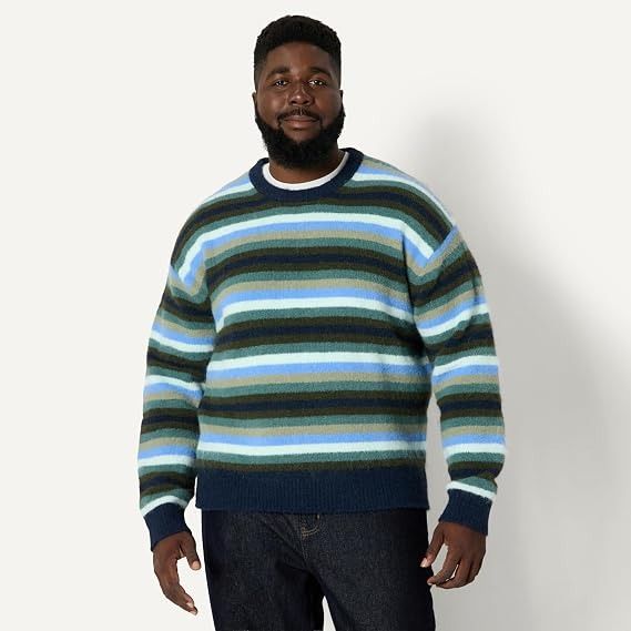 Striped Crew Neck Sweater imagen 1